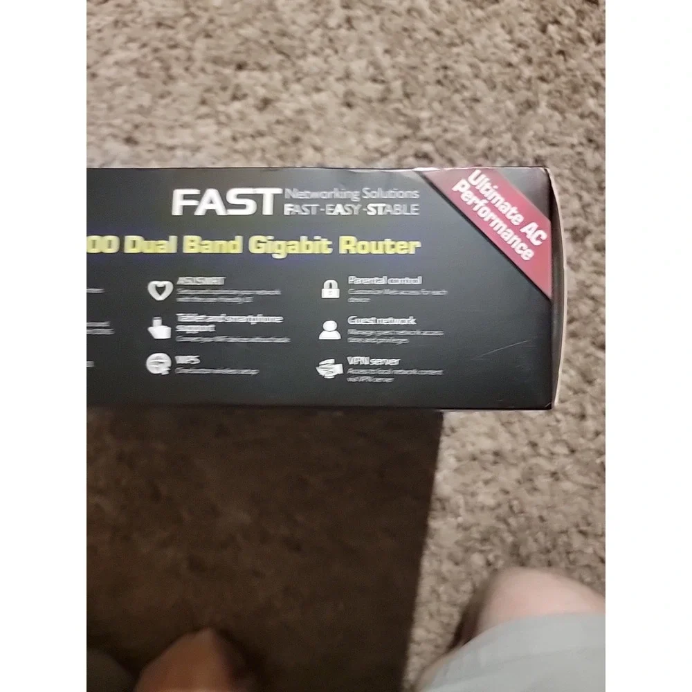 ASUS‎ Router (RT-AC68R)   Wireless-AC1900 Dual-Band Gigabit Router - Picture 12 of 12